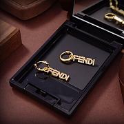Fendi Earrings Gold 01 - 4