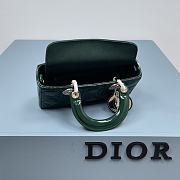 Dior D-Joy Bag Patent Leather Green Size 22.5 × 12 × 5.5 cm - 4