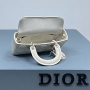 Dior D-Joy Bag Patent Leather White Size 22.5 × 12 × 5.5 cm - 6