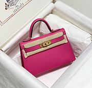 Hermes Kelly Rose Pink Size 19 cm - 1