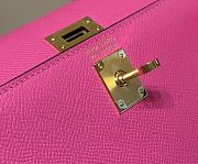 Hermes Kelly Rose Pink Size 19 cm - 3