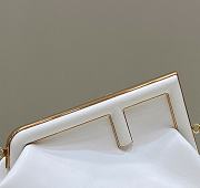 Fendi First Medium White Bag Size 32.5 x 15 x 23.5 cm - 6