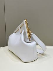 Fendi First Medium White Bag Size 32.5 x 15 x 23.5 cm - 5