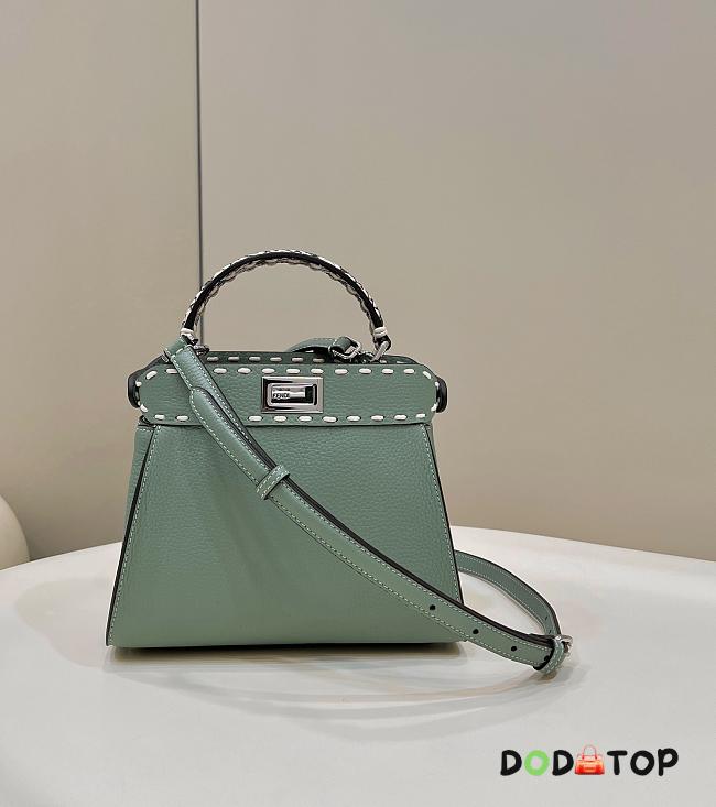 Fendi Peekaboo Olive Green Bag Size 23 x 7 x 20 cm - 1