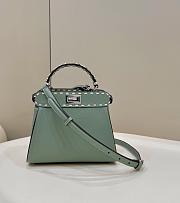 Fendi Peekaboo Olive Green Bag Size 23 x 7 x 20 cm - 1