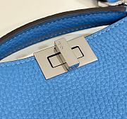 Fendi Peekaboo I Seeu Small Blue Men Bag Size 23 x 6 x 14 cm - 5