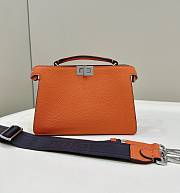 Fendi Peekaboo I Seeu Small Orange Men Bag Size 23 x 6 x 14 cm - 1
