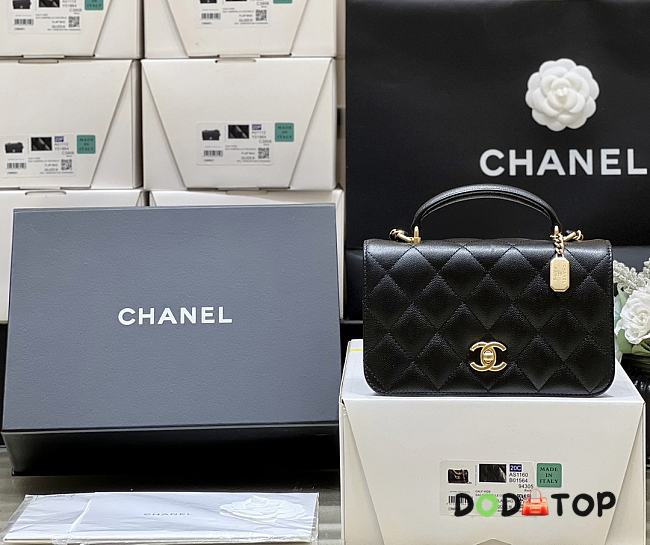 Chanel Small Handbag Black Size 12 x 20 x 8 cm - 1