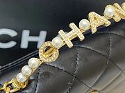 Chanel Kelly Clutch Handle Bag Black Size 18 x 10 x 4.5 cm - 6