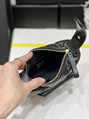Chanel Half Moon Handle Black Bag Size 17.5 x 16 x 5 cm - 6
