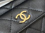 Chanel Half Moon Handle Black Bag Size 17.5 x 16 x 5 cm - 2