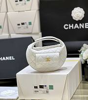 Chanel Half Moon Handle White Bag Size 17.5 x 16 x 5 cm - 6
