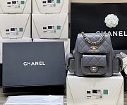Chanel Backpack Grey AS4399 Size 19.5 x 18 x 10 cm - 1
