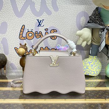 Louis Vuitton LV Capucines Medium Handbag M22122 Purple Size 31 x 21 x 11 cm