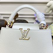 Louis Vuitton LV Capucines Small Handbag M22121 White Size 27 x 18 x 9 cm - 5