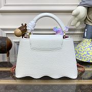 Louis Vuitton LV Capucines Small Handbag M22121 White Size 27 x 18 x 9 cm - 4