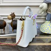 Louis Vuitton LV Capucines Small Handbag M22121 White Size 27 x 18 x 9 cm - 3