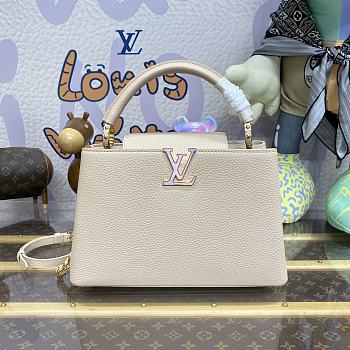 Louis Vuitton LV Capucines Medium Handbag M23082 Size 31 x 21 x 11 cm