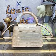 Louis Vuitton LV Capucines Mini Handbag M48865 Pink Size 21 x 14 x 8 cm - 3