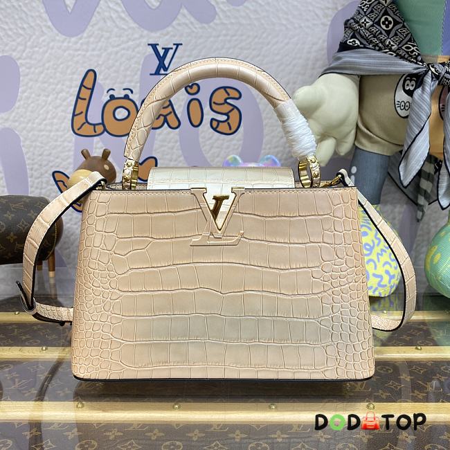 Louis Vuitton LV Capucines Medium Handbag M48865 Pink Size 31 x 21 x 11 cm - 1