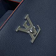 Louis Vuitton Lockme Day Marine Rouge M53645 Navy Blue Size 31 x 24 x 16 cm - 6