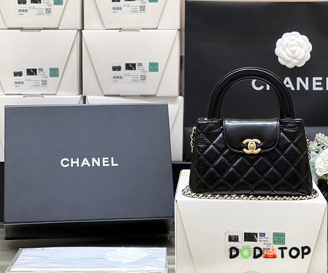 Chanel Kelly Mini Black Bag Size 13 x 19 x 7 cm - 1