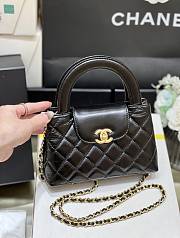 Chanel Kelly Mini Black Bag Size 13 x 19 x 7 cm - 5