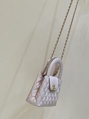 Chanel Kelly Mini Pink Bag Size 13 x 19 x 7 cm - 5
