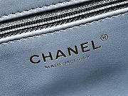 Chanel Kelly Mini Blue Bag Size 13 x 19 x 7 cm - 3