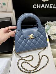 Chanel Kelly Mini Blue Bag Size 13 x 19 x 7 cm - 2