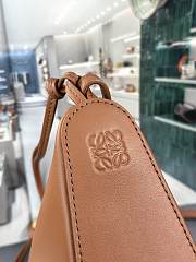 Loewe Hammock Hobo Mini Leather Bag Brown Size 28 x 17 x 9.5 cm - 3