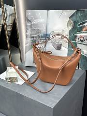 Loewe Hammock Hobo Mini Leather Bag Brown Size 28 x 17 x 9.5 cm - 2