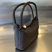 Bottega Veneta Tosca Intrecciato Leather Shoulder Bag Brown Size 27 x 18 x 8 cm - 6