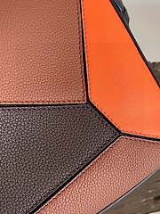 Loewe Puzzle Bag Brown Orange Size 35 x 17 x 24 cm - 5