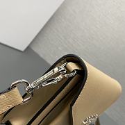 Prada Mini Branded Envelope Bag Beige Size 20 x 12 x 4 cm - 6