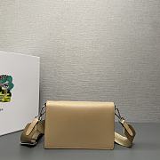Prada Mini Branded Envelope Bag Beige Size 20 x 12 x 4 cm - 5