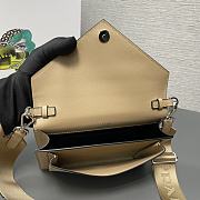 Prada Mini Branded Envelope Bag Beige Size 20 x 12 x 4 cm - 3