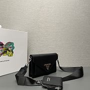 Prada Mini Branded Envelope Bag Black Size 20 x 12 x 4 cm - 5