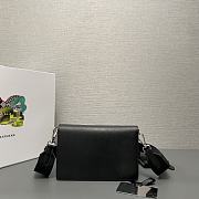 Prada Mini Branded Envelope Bag Black Size 20 x 12 x 4 cm - 4