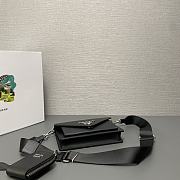Prada Mini Branded Envelope Bag Black Size 20 x 12 x 4 cm - 3