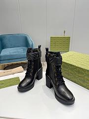 Gucci Lace-up Boots Black - 5