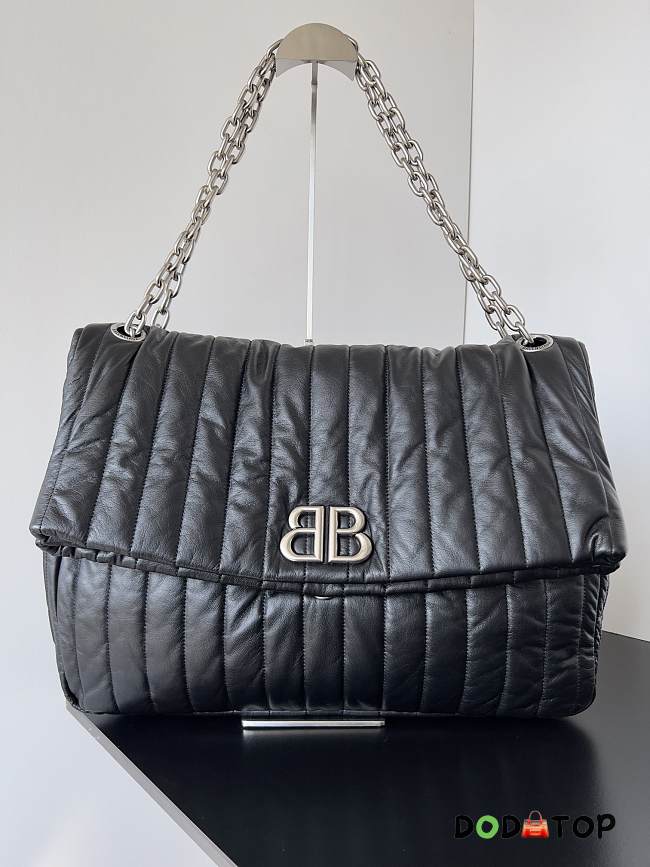 Balenciaga Large Monaco Chain Bag Size 32.5 x 22 x 9.9 cm - 1