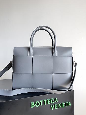 Bottega Veneta Men's Arco In Grey Bag Size 36 x 28 x 12 cm