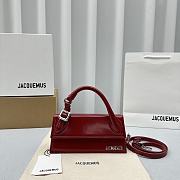 Jacquemus Le Chiquito Long Red Bag Size 21 x 10 x 6 cm - 1