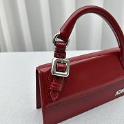 Jacquemus Le Chiquito Long Red Bag Size 21 x 10 x 6 cm - 6