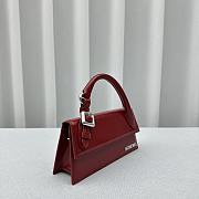 Jacquemus Le Chiquito Long Red Bag Size 21 x 10 x 6 cm - 5