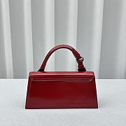 Jacquemus Le Chiquito Long Red Bag Size 21 x 10 x 6 cm - 3