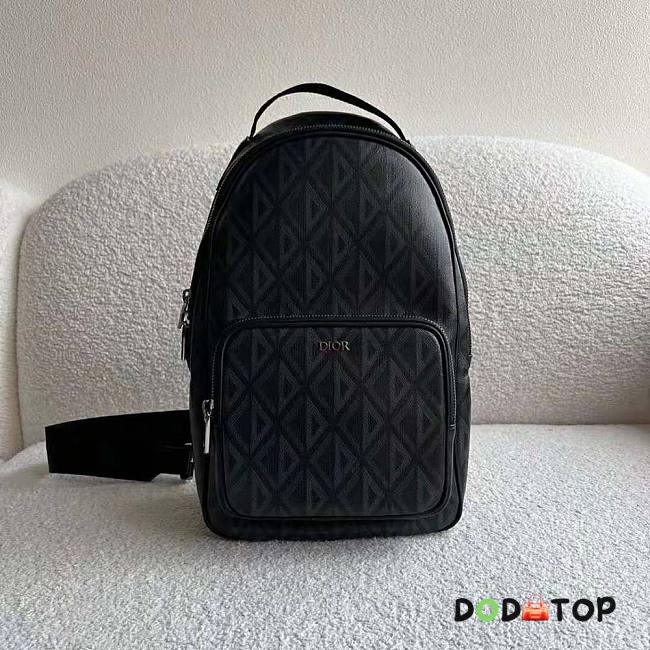 Dior Men Mini Rider Backpack Black Size 21 x 32 x 10 cm  - 1