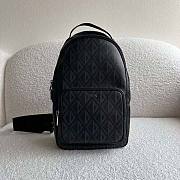 Dior Men Mini Rider Backpack Black Size 21 x 32 x 10 cm  - 1