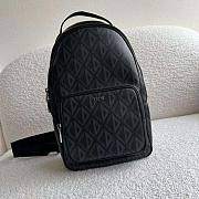 Dior Men Mini Rider Backpack Black Size 21 x 32 x 10 cm  - 6
